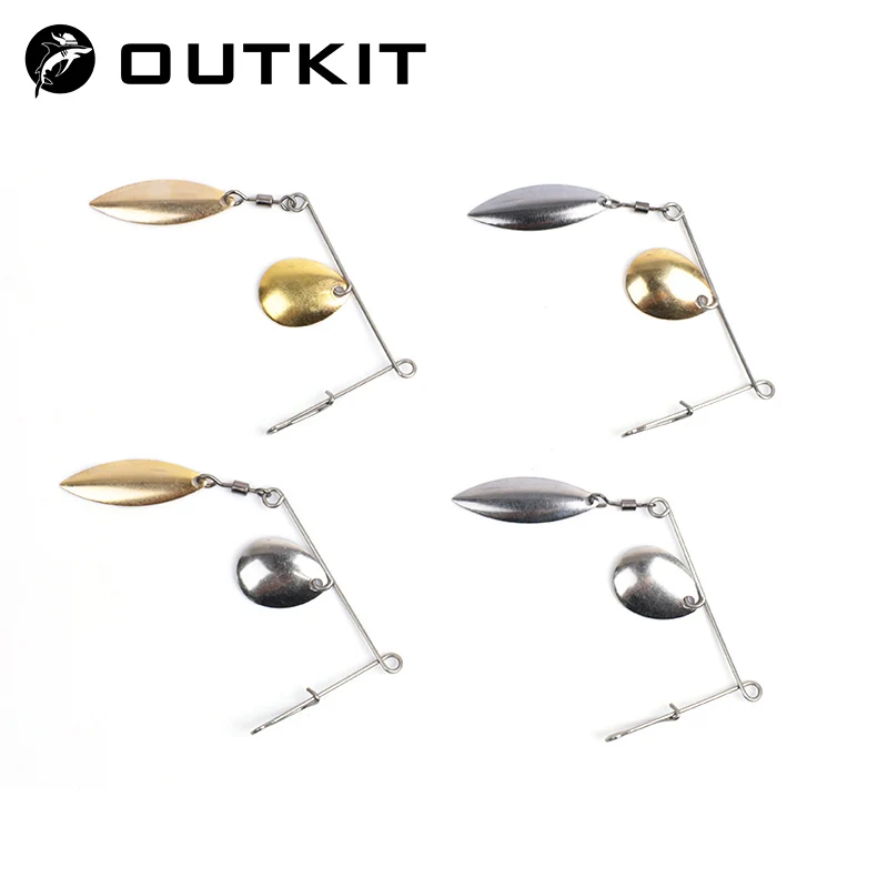 Fishing Lure Buzzbait - OUTKIT 5 pièces 2.5g Spinner leurre