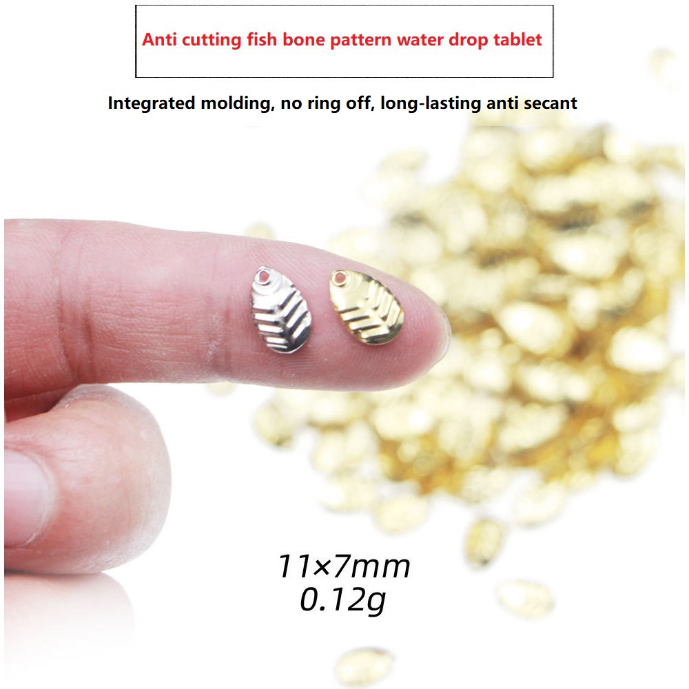 Fishing Lure Spinnerbait - 50 pièces/lot bricolage pêche Spinner paillettes
