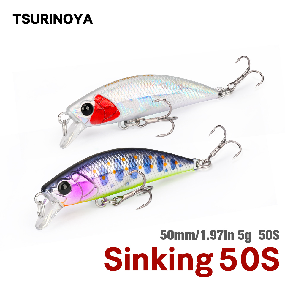 Fishing Lure Swimbait - TSURINOYA 50S nouvelle couleur 5 cm