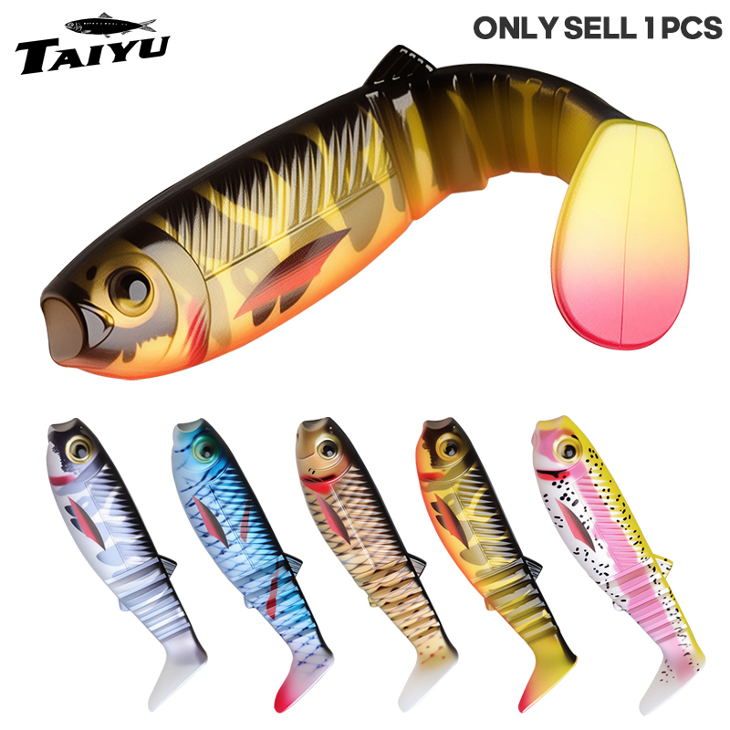 Fishing Lure Popper - TAIYU 3 leurres souples en PVC
