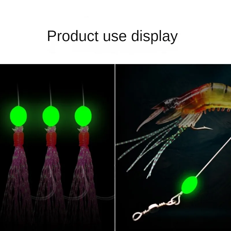 100 pcs/lot ovale nuit lumineu - Fishing Lure Accessories avis et prix