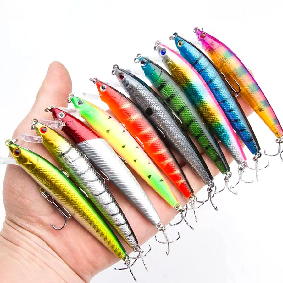 10 pièces Jerkbait méné Swimba - Fishing Lure Crankbait avis et prix