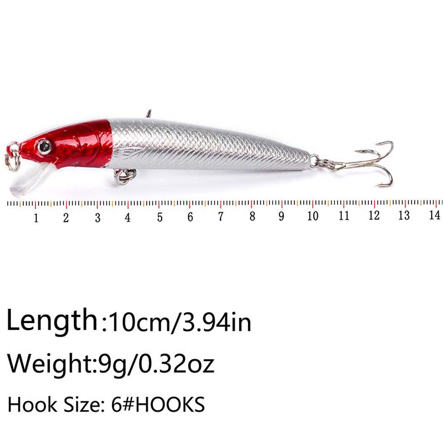 10 pièces Jerkbait méné Swimba - Fishing Lure Crankbait avis et prix