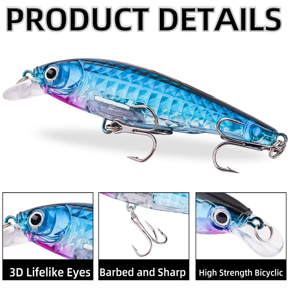 1 pièces leurre de pêche au La - Fishing Lure Crankbait avis et prix