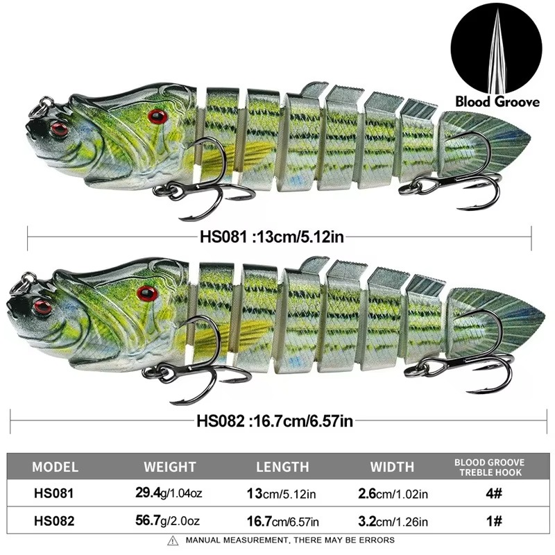 Leurre réaliste à 8 articulati - Fishing Lure Popper avis et prix