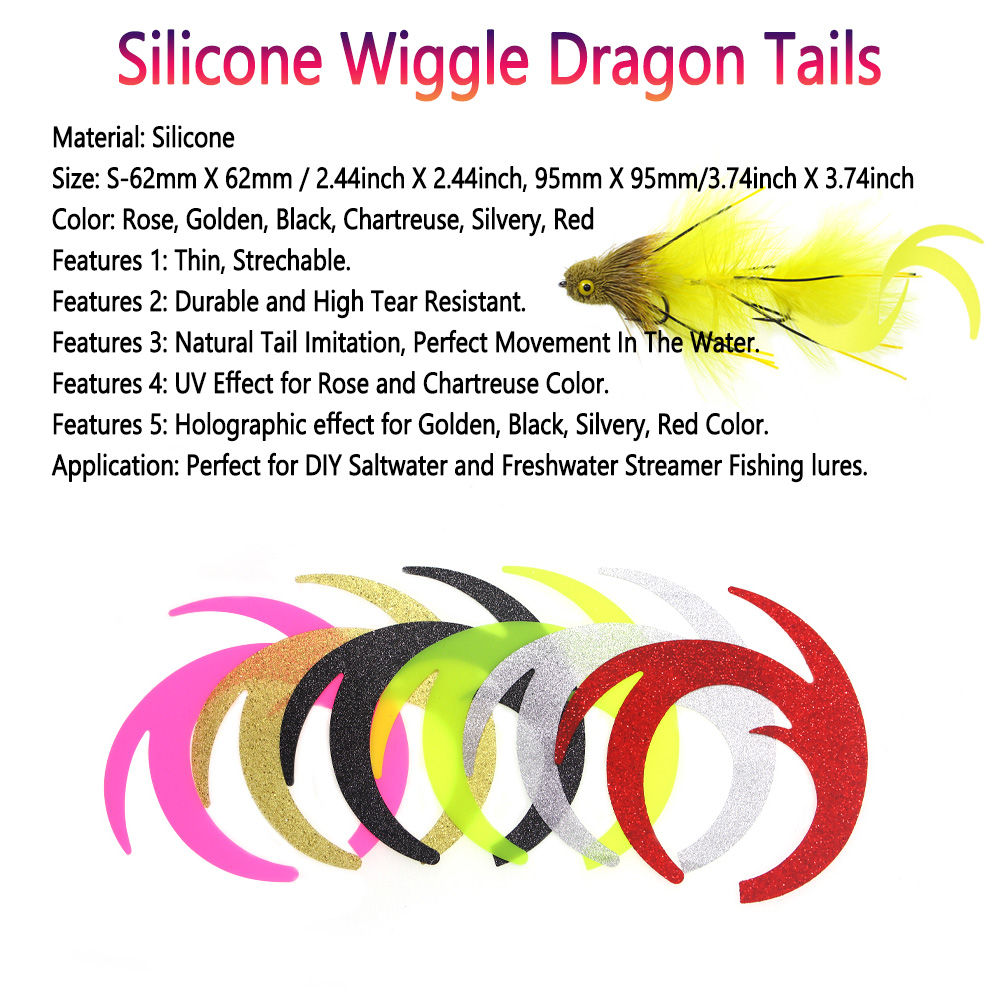 12 pièces de queues de dragon  - Fishing Lure Swimbait avis et prix