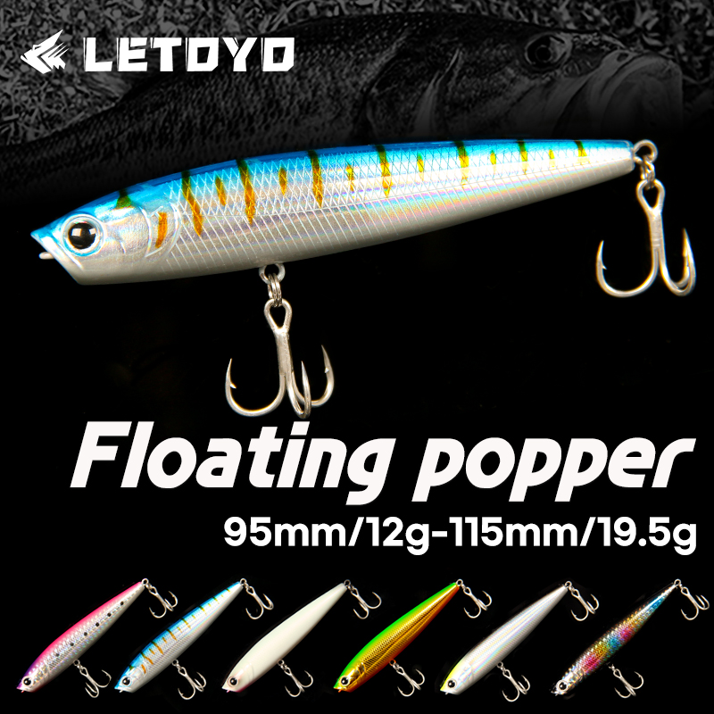 LETOYO 12g/19.5g leurre Popper - Fishing Lure Popper avis et prix